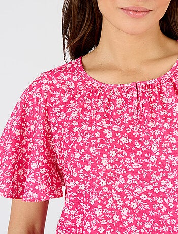 Blouse crêpe reliéfé - Damart