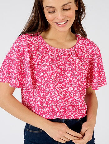 Blouse crêpe reliéfé - Damart