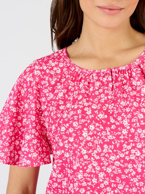Blouse crêpe reliéfé - Damart - Kiabi Blouse crêpe reliéfé - Damart - Kiabi
