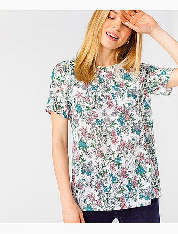 Blouse crêpe stretch - damart