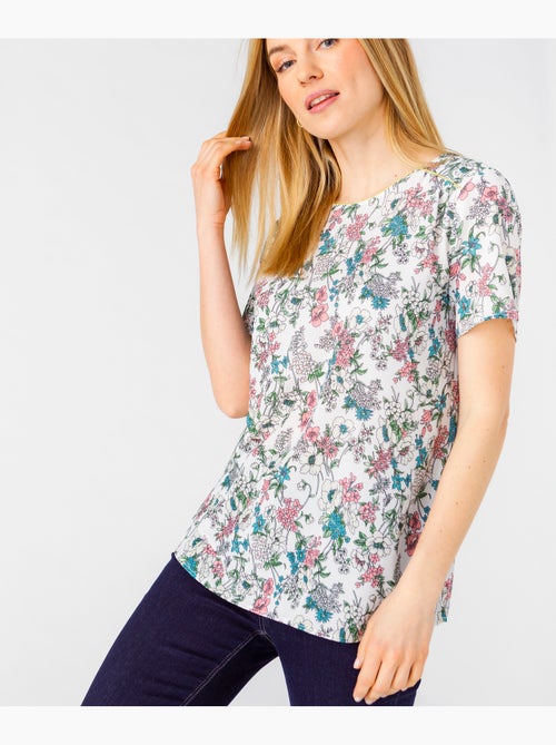 Blouse crêpe stretch - damart - Kiabi Blouse crêpe stretch - damart - Kiabi