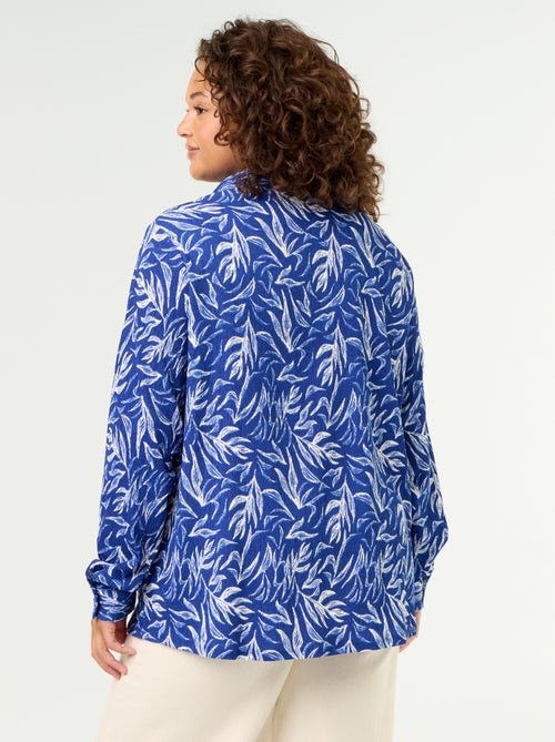 Blouse crêpée imprimée - Kiabi Blouse crêpée imprimée - Kiabi