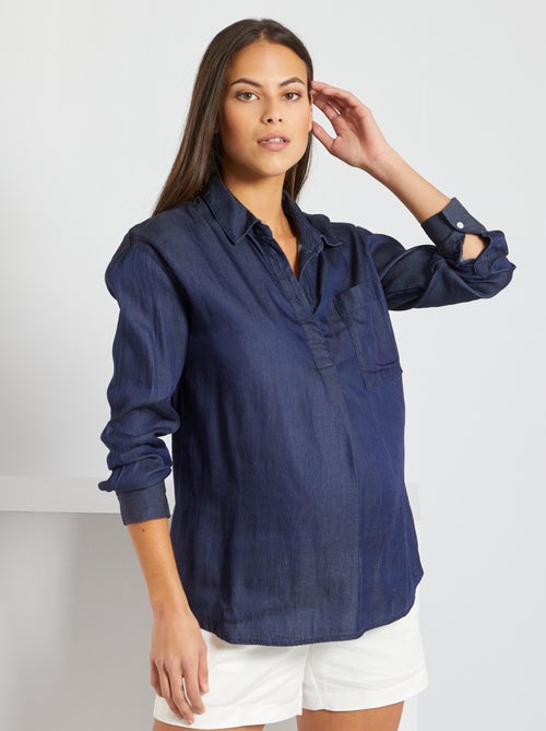 Blouse de grossesse en lyocell - Kiabi