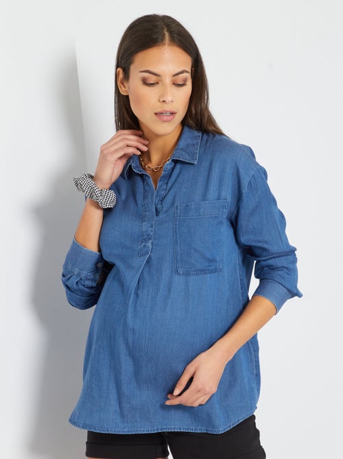 Blouse de grossesse en lyocell - Kiabi