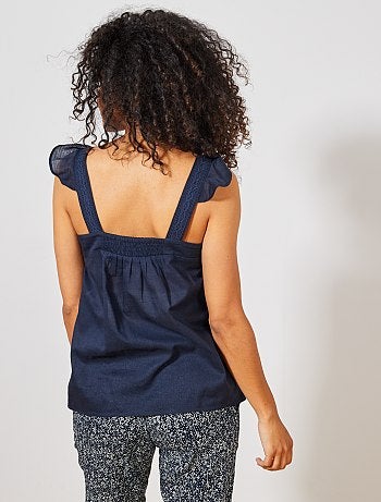 Blouse de maternité légère et brodée - Kiabi