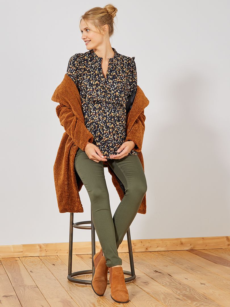 Legging de maternité noir femme