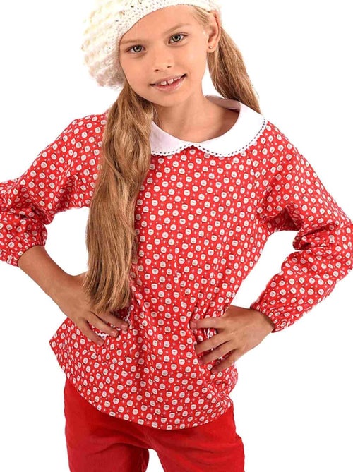 Blouse de Noël  à Col CLAUDINE - La Faute à Voltaire - Kiabi