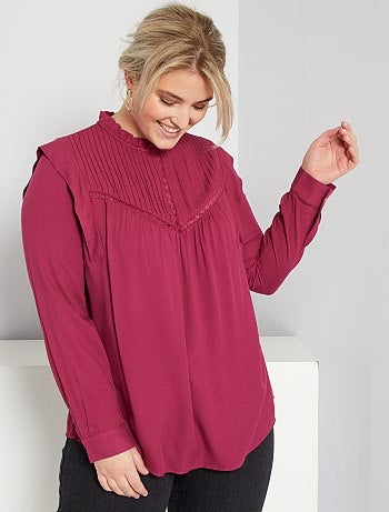 Blouse détail plastron