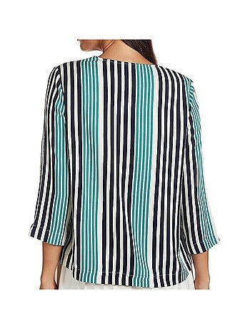 Blouse Écru à Rayures Femme Vero Moda Niva