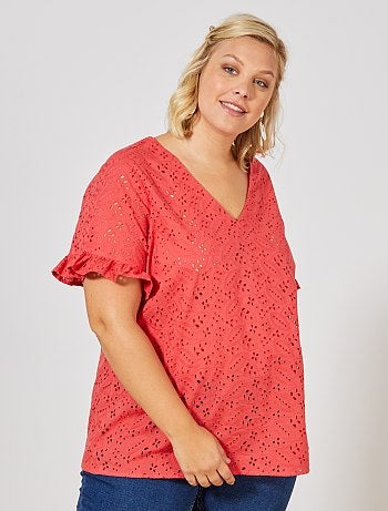 Blouse en broderie anglaise - Kiabi