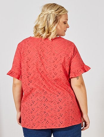 Blouse en broderie anglaise - Kiabi