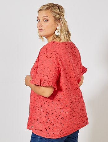 Blouse en broderie anglaise - Kiabi