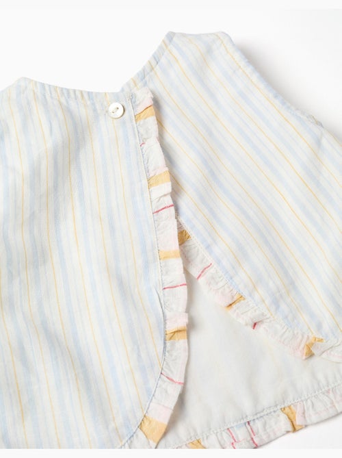 Blouse en coton à rayures + bloomer B&S - Kiabi