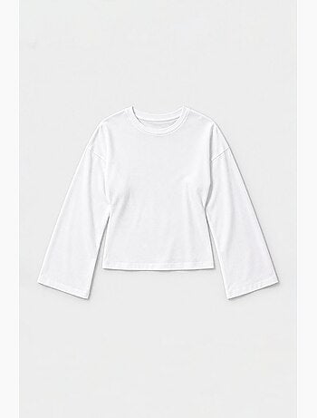 Blouse en coton et élasthanne busem