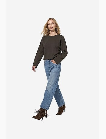 Blouse en coton et élasthanne busem