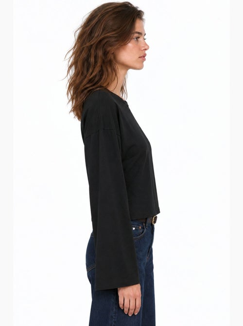 Blouse en coton et élasthanne busem - Kiabi Blouse en coton et élasthanne busem - Kiabi