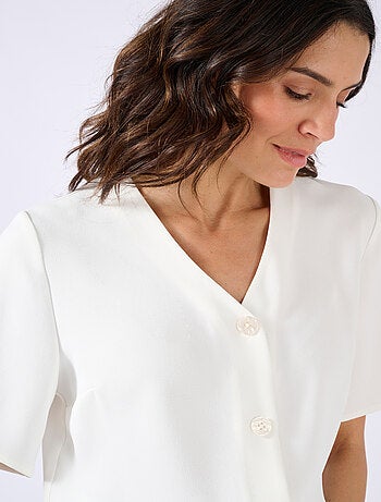 Blouse en crêpe - Damart