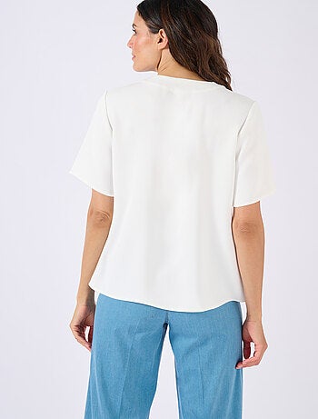 Blouse en crêpe - Damart
