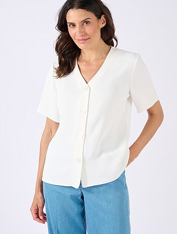 Blouse en crêpe - Damart