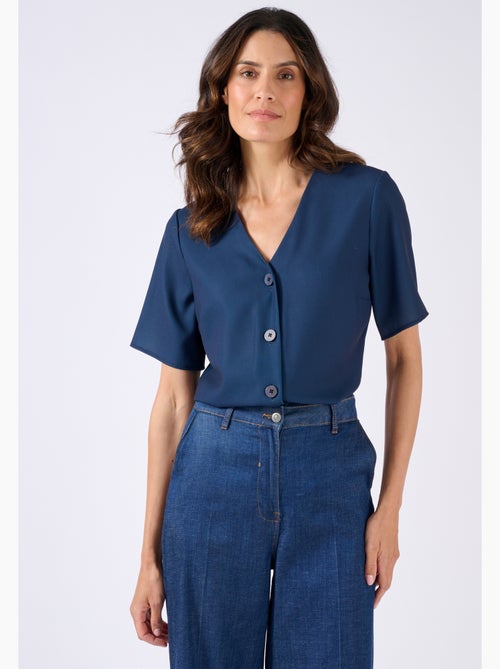 Blouse en crêpe - Damart - Kiabi