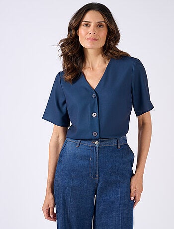 Blouse en crêpe - Damart