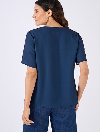 Blouse en crêpe - Damart
