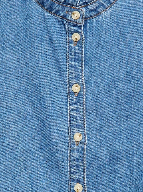 Blouse en denim - Kiabi