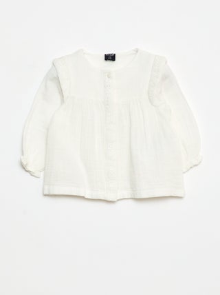 Blouse en gaze de coton