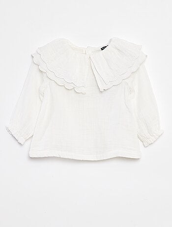 Blouse en gaze de coton