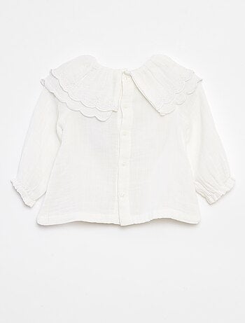 Blouse en gaze de coton