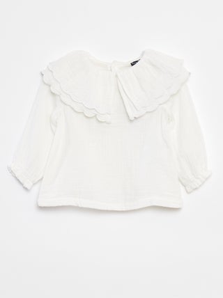 Blouse en gaze de coton