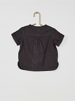 Blouse en gaze de coton - Kiabi