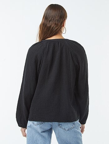 Blouse en gaze de coton