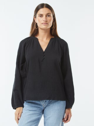 Blouse en gaze de coton