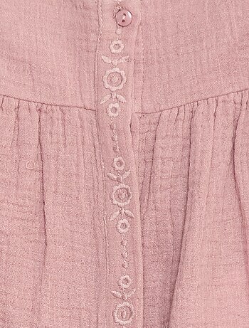 Blouse en gaze de coton