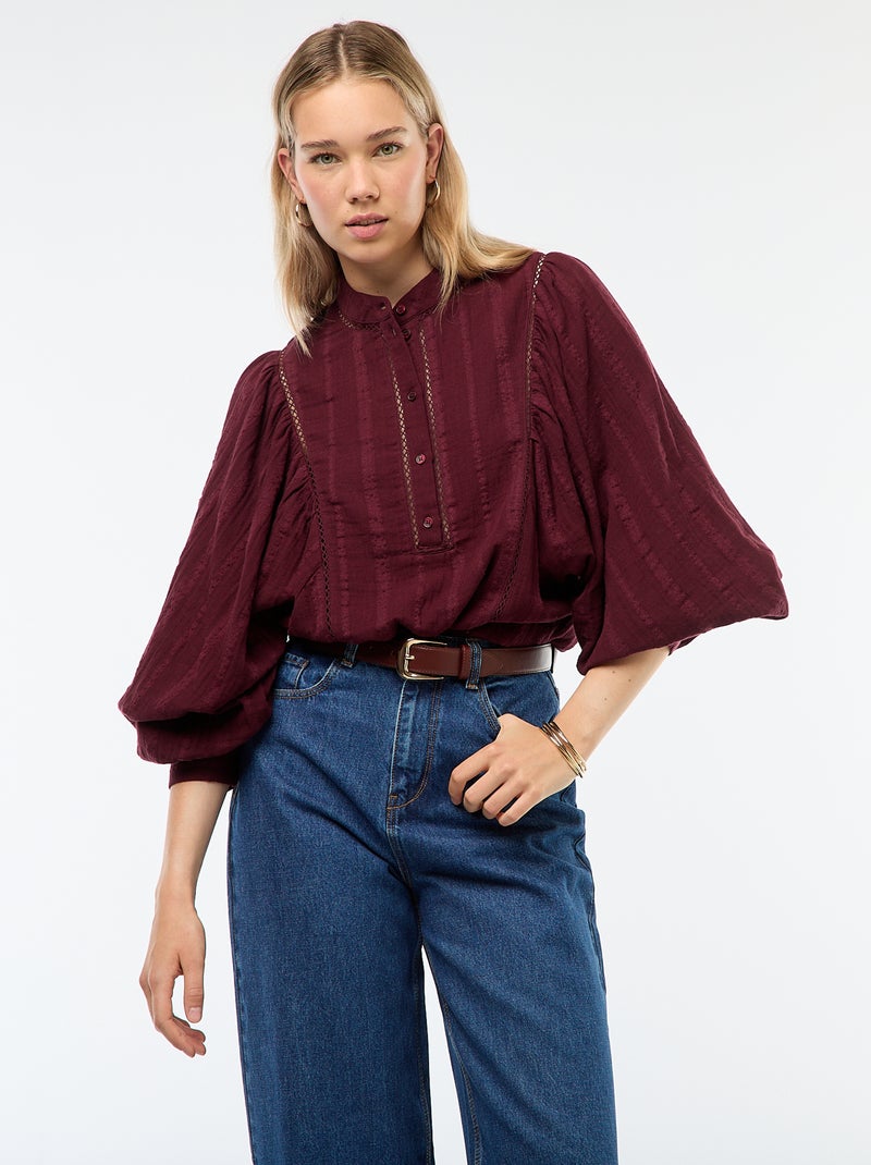 Blouse en gaze de coton