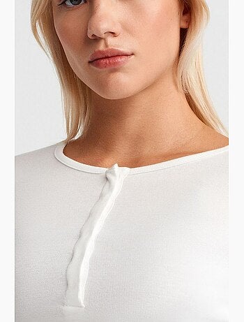 Blouse en jersey coupe ajustée à manches longues dilvin