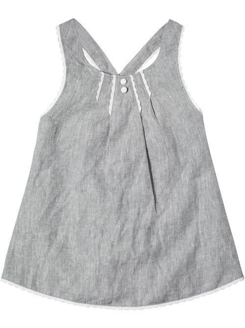 Blouse  en Lin  et Fine Dentelle  ANAIS - La Faute à Voltaire - Kiabi