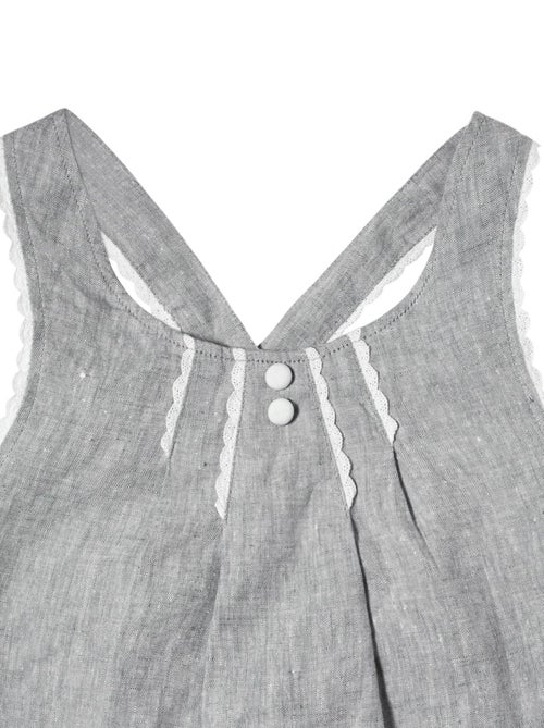 Blouse  en Lin  et Fine Dentelle  ANAIS - La Faute à Voltaire - Kiabi