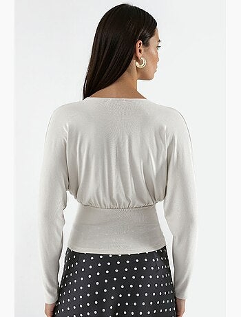 Blouse en maille à col v coupe décontractée hiccup