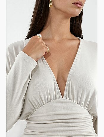 Blouse en maille à col v coupe décontractée hiccup