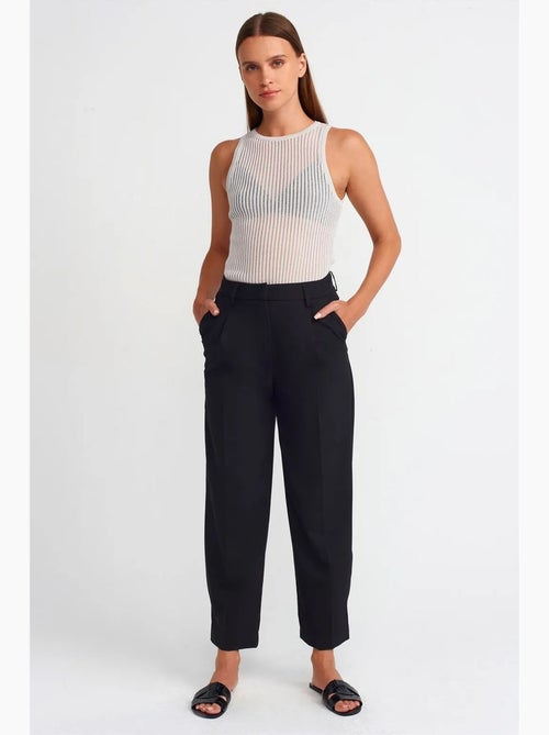 Blouse en maille côtelée sans manches dilvin - Kiabi Blouse en maille côtelée sans manches dilvin - Kiabi