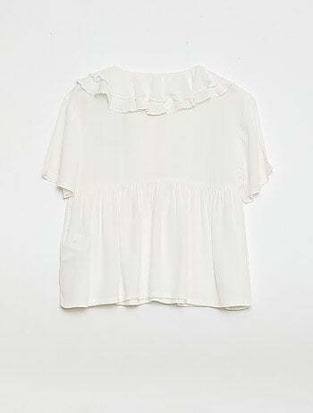 Blouse en maille légère à motif