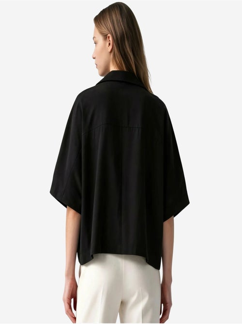 Blouse en mélange de modal busem - Kiabi Blouse en mélange de modal busem - Kiabi