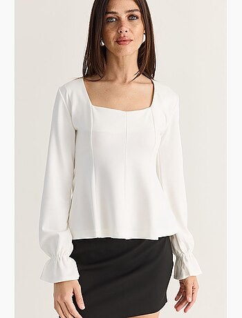 Blouse en mélange de modal lucci