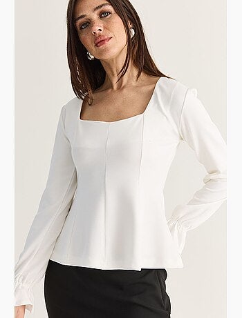 Blouse en mélange de modal lucci