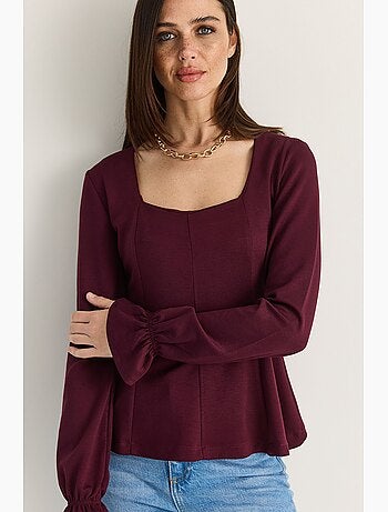Blouse en mélange de modal lucci