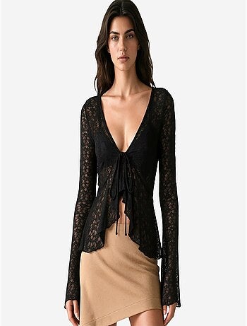 Blouse en polyamide et élasthanne busem