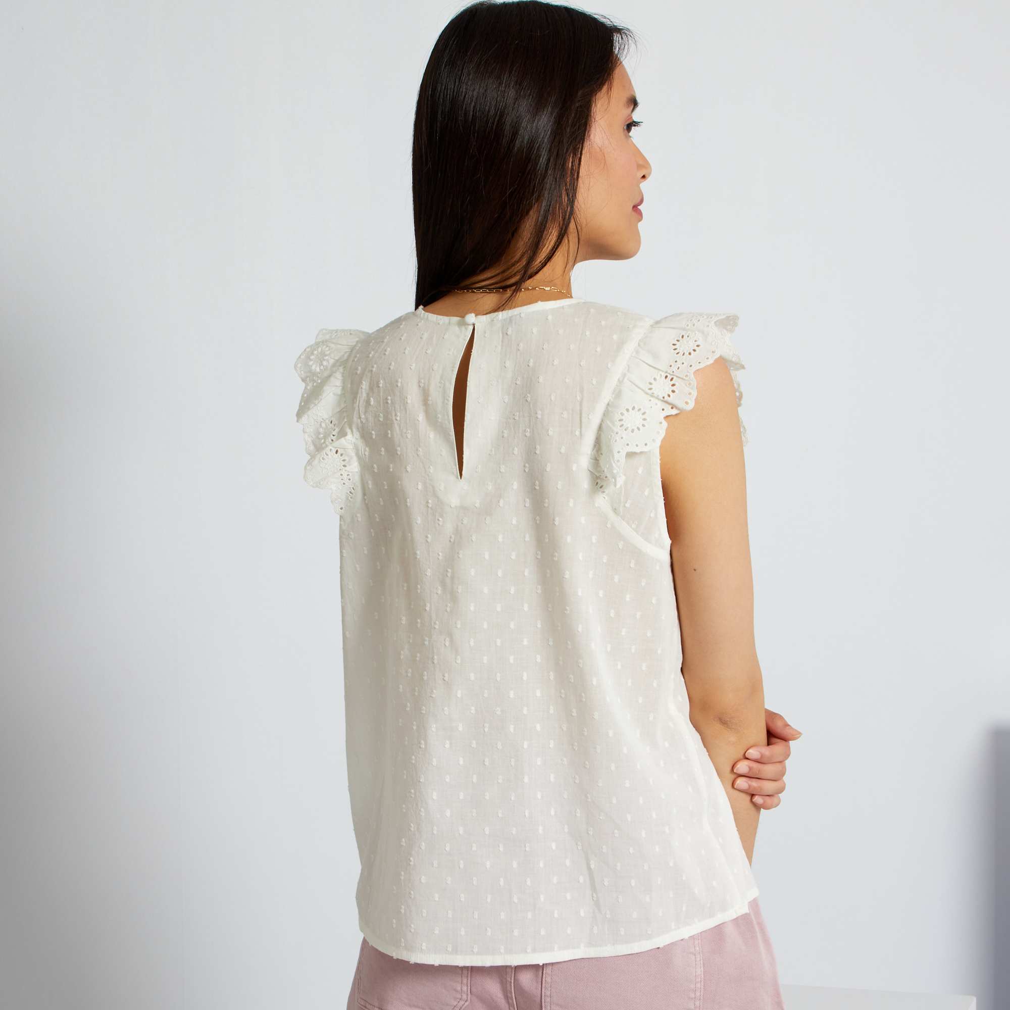 jean pur coton femme