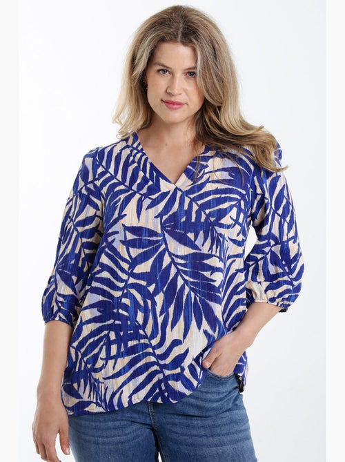Blouse en viscose imprimé feuillage PAPRIKA - Kiabi